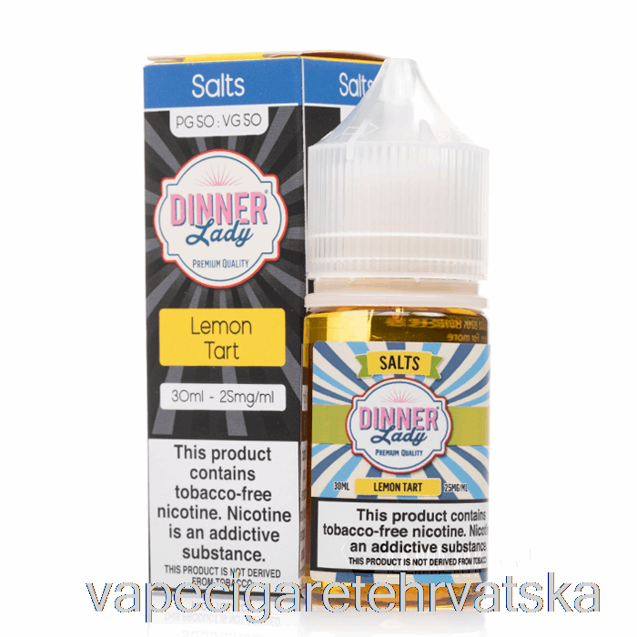 Vape Hrvatska Lemon Tart Sol - Vape Dinner Lady E-tekućina - 30ml 25mg